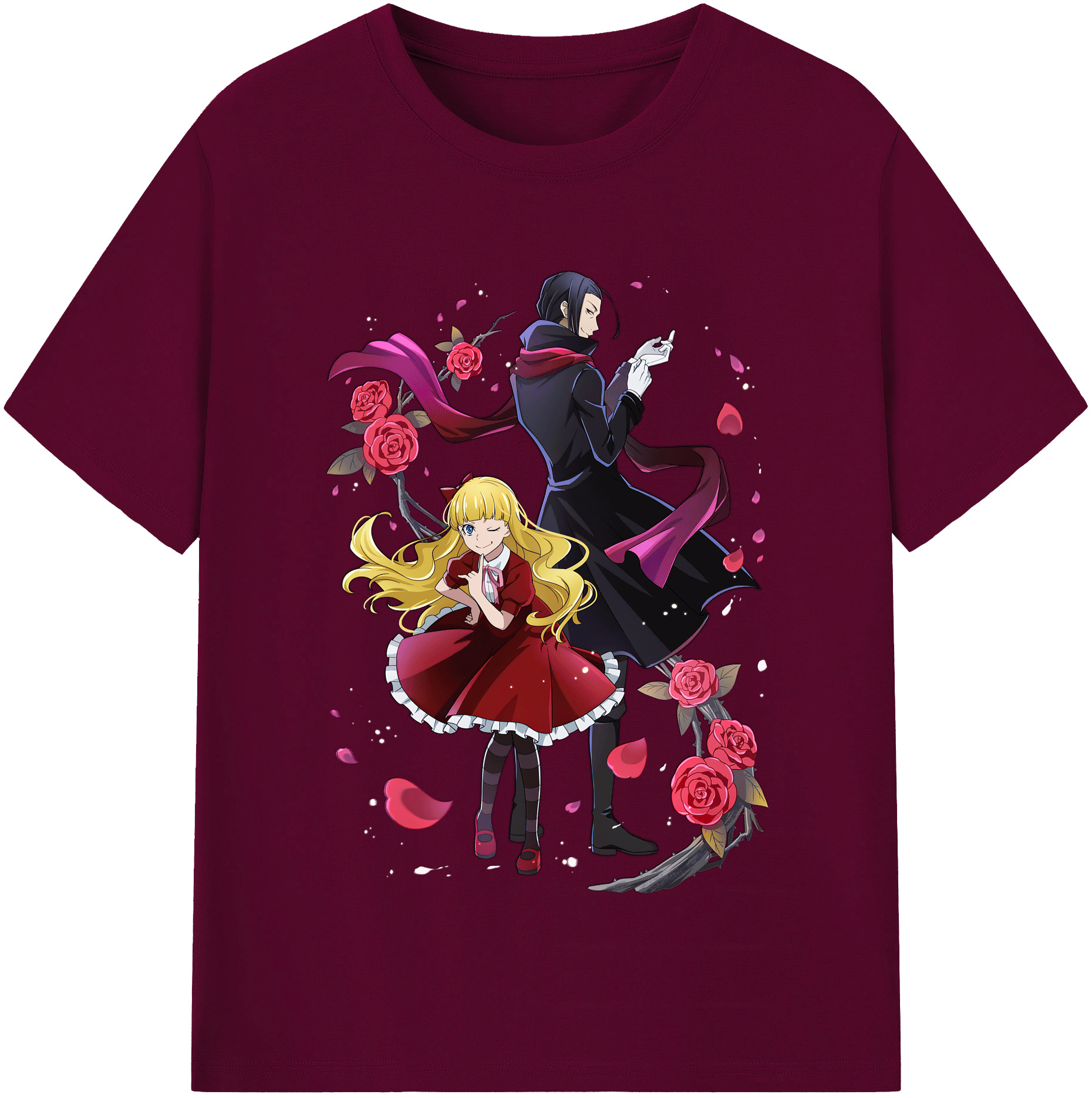 （画像用） 文豪ストレイドッグス Bungo Stray Dogs レディースカジュアルプリントTシャツ（綿100％）